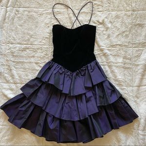 Vintage 80’s Gunne Sax Prom Dress, size 0-2